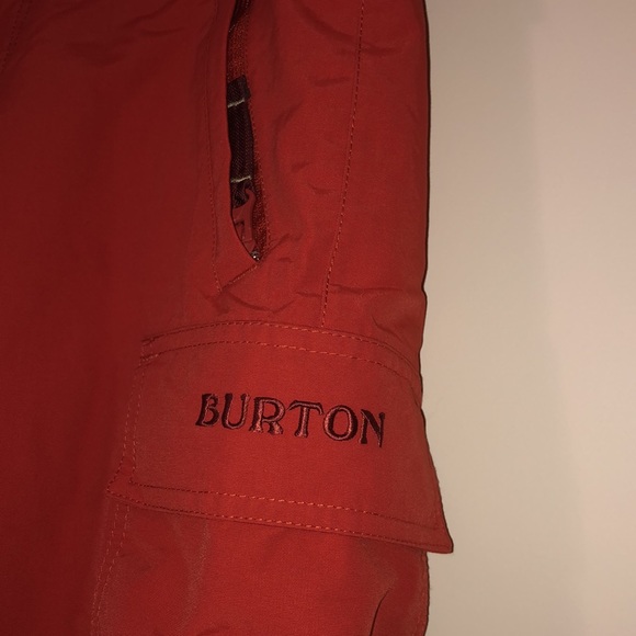 Burton ski snowboard pants brick red M 10 12 - Picture 7 of 12